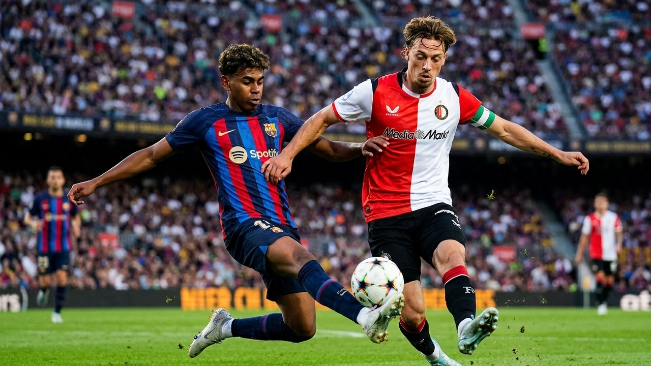 Barcelona arrolla 3-0 a Feyenoord en su debut europeo y confirma su candidatura a la Champions League